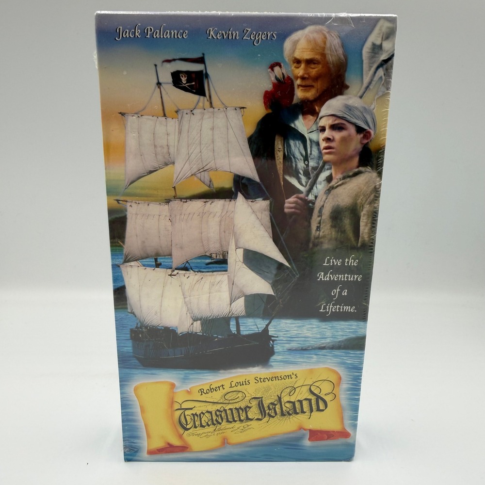 Treasure Island VHS 1999 Jack Palance Kevin Zegers New Sealed Robert Stevenson